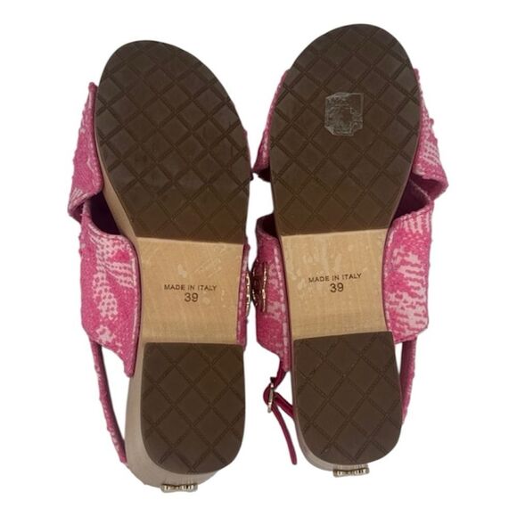 New Chanel Pink Quilted Slingback Clogs US 9/ EU 39 - Picture 7 of 11